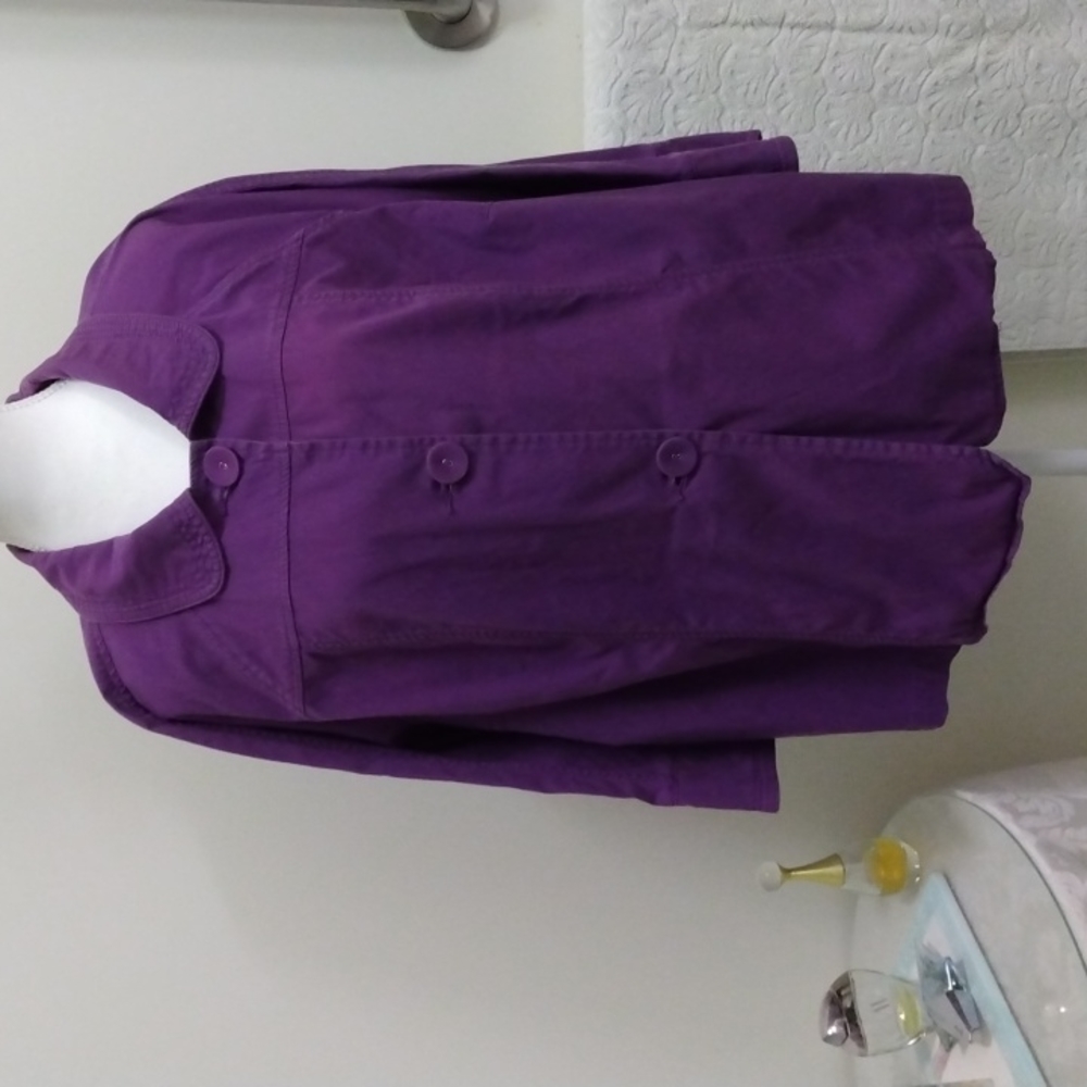 Purple Avenue shacket - size 22/24.  Nice rain jacket.